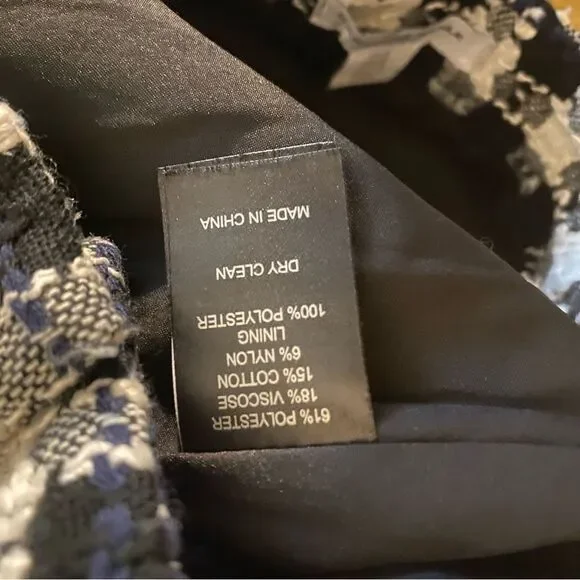 Carolina Belle Black and White Plaid Skirt - Picture 5 of 5